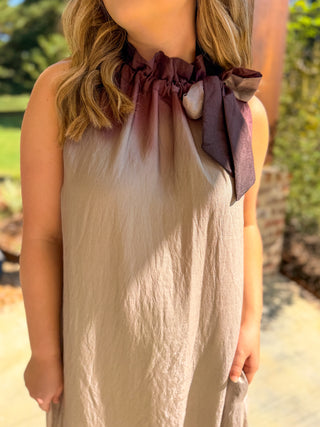 All Tied Up Ombre Maxi Dress
