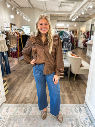 Brown Sweet Sophistication Blouse