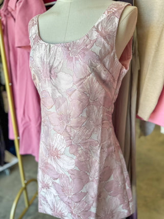 Pink Rosalie Floral Mini Dress