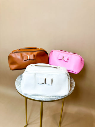 White Flat-Out Fabulous Makeup Bag