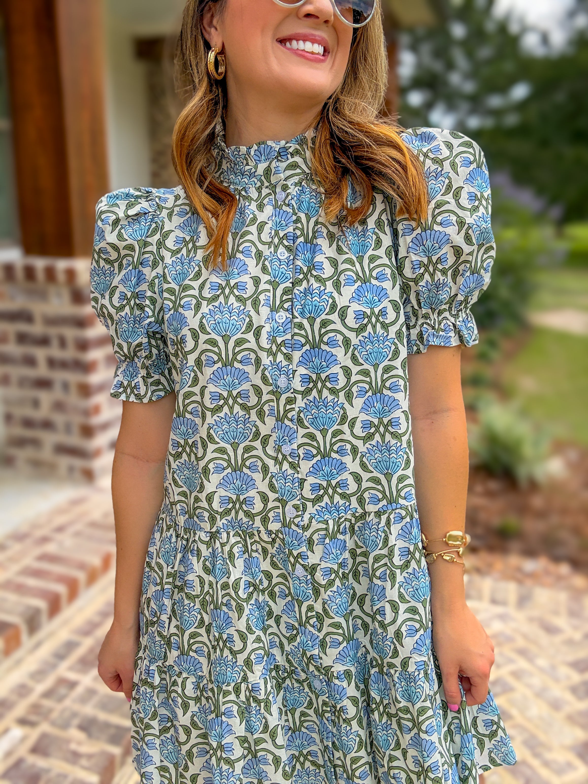 Blue Eden Bloom Mini Dress – Everyday EDEN Boutique & Gifts