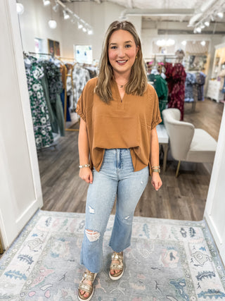 Camel Simplicity Blouse