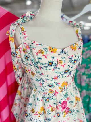 Pink Petal Party Tiered Maxi Dress
