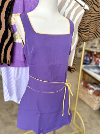 Saturday Standout Tie Waist Detail Mini Dress