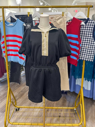 Black Andie Romper