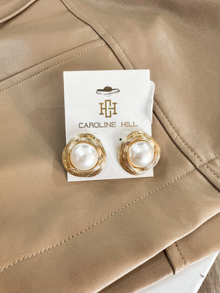 Enoch Pearl Stud Earrings