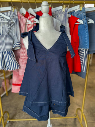 The Navy Weekend Away Shorts Set