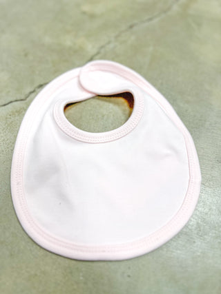 Pretty in Pink Round Baby Bib