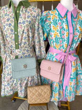 Mint EC Evelyn Crossbody  | Caroline Hill
