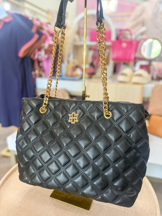 Black DQ Blair Tote Bag | Caroline Hill