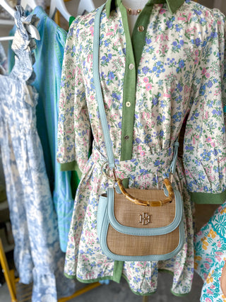 Natural Mint Jessica Handbag | Caroline Hill