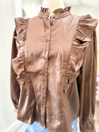 Brown Sweet Sophistication Blouse