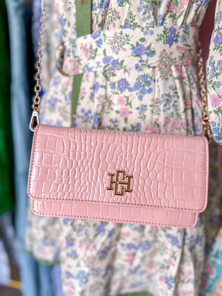 Blush Patent EC Brynleigh Clutch Crossbody | Caroline Hill