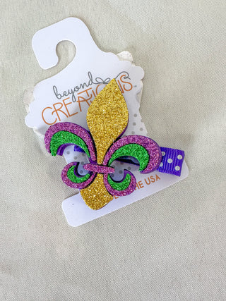 Fleur De Lis Bow Charm