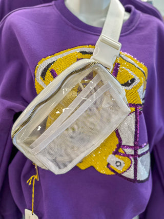 White Transparent Special Event Bum Bag