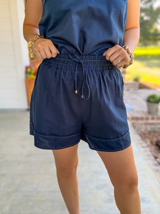The Navy Weekend Away Shorts Set