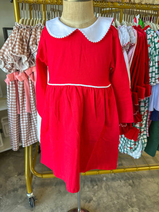 Claire Dress- Red