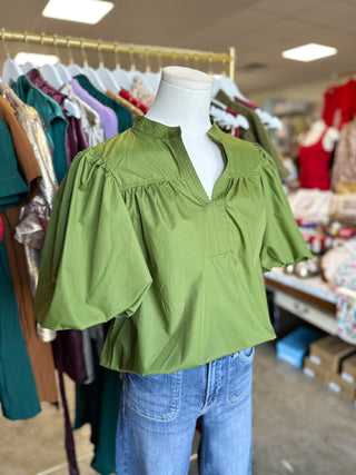 The Olive Soft Grace Short Sleeve Top