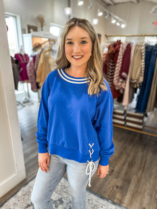 Royal Blue Everyday Long Sleeve Pullover