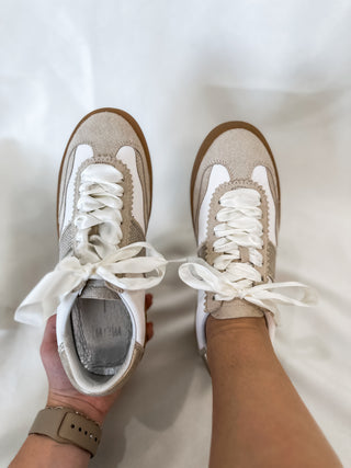 Beige Gold Dixie Darling Sneakers
