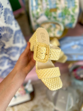 French Vanilla Lucy Buckle Heel
