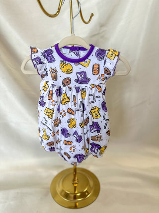 Purple & Gold Future Draft Picks Flutter Bubble