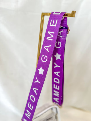 Purple Gameday Girl Bag Strap