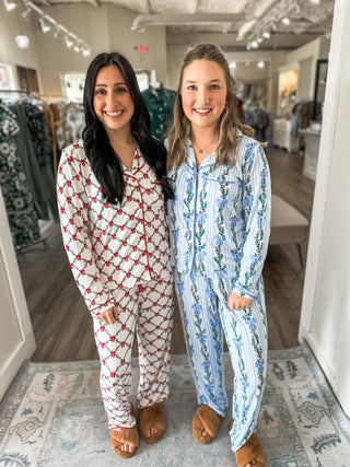 Lattice Garland Pant Pajama Set