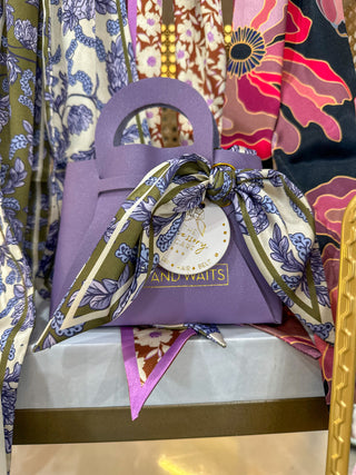 Floral Estate Scarf Styling Gift Set