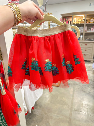 Christmas Trees Tutu Skirt