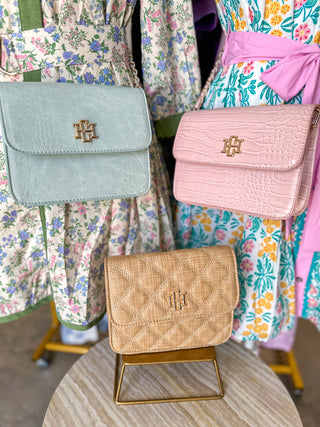 Mint EC Evelyn Crossbody  | Caroline Hill