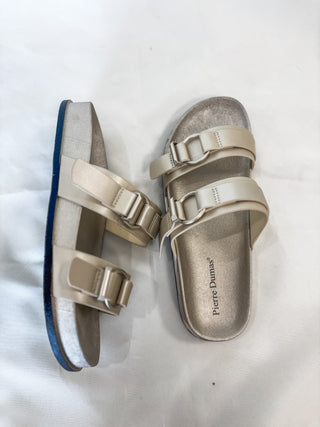 Gold Sonia Buckle Sandal