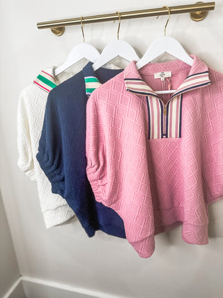 Pink Prep & Proper Puff Sleeve Top