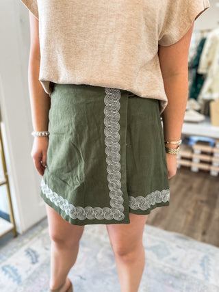 Fern & Flair Wrap Skort