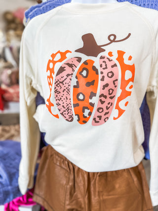 Cheetah Pumpkin Sweatshirt