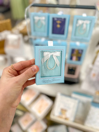 Newborn - 6MTHS Classic White Pearl Bracelet