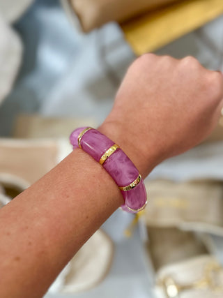 Orchid Rosemary Bangle Bracelet
