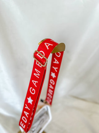 Red Gameday Girl Bag Strap