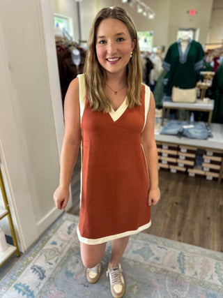 Clay City Sleek Mini Dress
