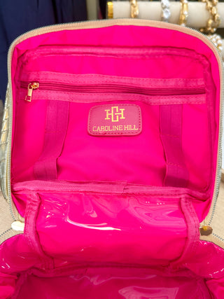 Gold EC Hampton Train Case | Caroline Hill