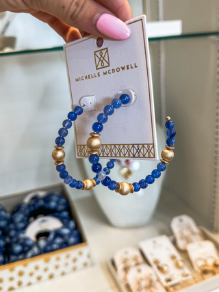 Janette Royal Blue Earrings