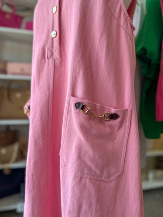 The Pink Perfection Collared Mini Dress