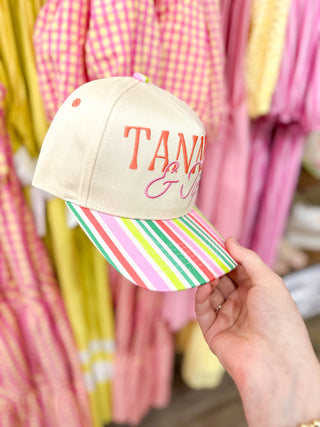 Tanned & Tipsy Multi Color Canvas Trucker Hat