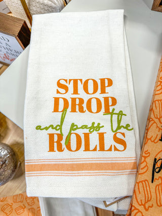 Pass The Rolls Hand Towel