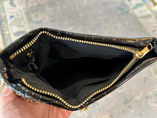 Black Patent Livi Crossbody