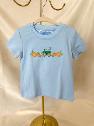 Pumpkin Embroidery Shirt