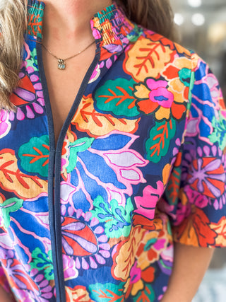 Tropical Escape Floral Top