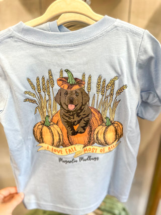 Fall Puppy Love Kids Tee