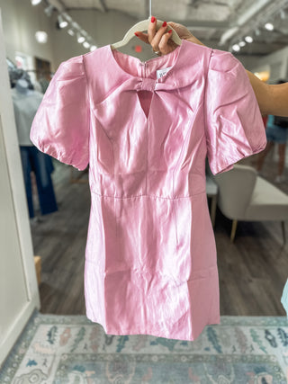 Pink Key To My Heart Mini Dress