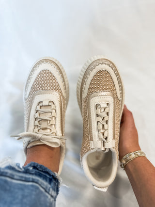 Dolea Raffia Platform Sneaker